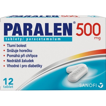 PARALEN POR 500MG TBL NOB 12