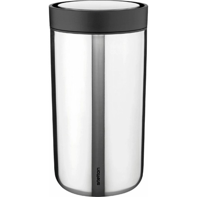 Stelton Cestovný hrnček TO GO CLICK strieborná 400 ml