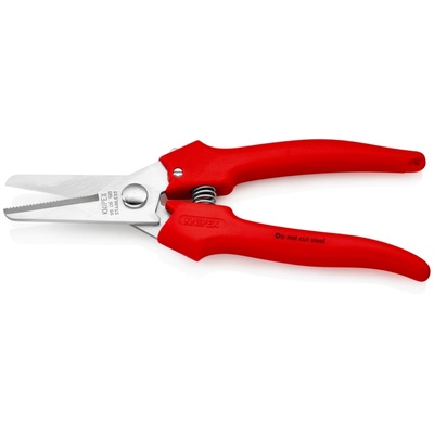 KNIPEX Ножици за рязане на оплетка, хромирани, червена (k9505190)