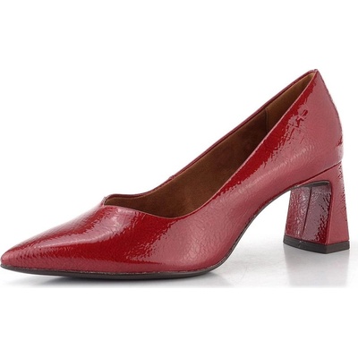 Tamaris lodičky se širokým podpatkem red 1-22452-45