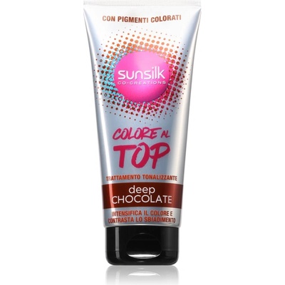 Sunsilk Top Colour интензивна грижа неутрализиращ кафеникавите оттенъци Deep Chocolate 180ml