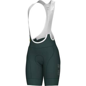 Alé Дамски клин за колоездене Alé Women's PR-E Magic Colour Bibshorts Cycling bottoms - Forest Green (155-1482-0413)