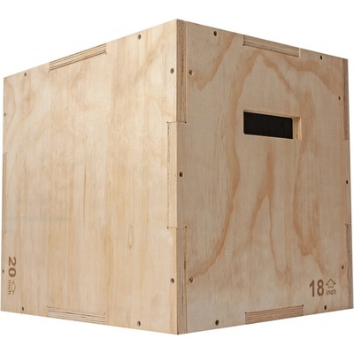 VIRTUFIT Wooden Plyo Box 3 v 1 - malá