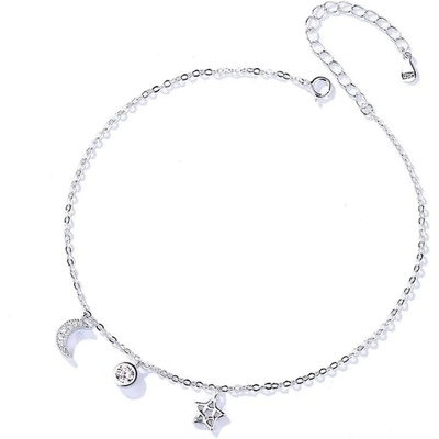 Silenti Jewelry Сребърна гривна за крак "Развлечение