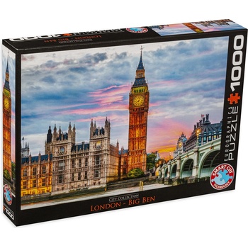 EUROGRAPHICS Пъзел Eurographics от 1000 части - Биг Бен, Лондон (EG60000764)