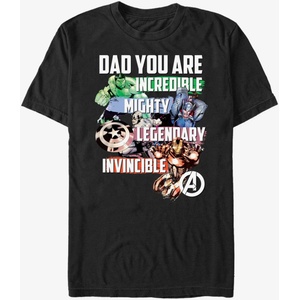 ZOOT. Fan Черна унисекс тениска ZOOT. Fan Marvel Avenger Dad ZOOT. Fan | Cheren | МЪЖЕ | S