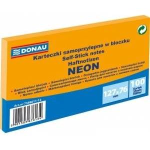 DONAU Adhesive Notebook Donau Neon orange 100k [mm: ] 127x76 (7588011-12)