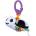 Balibazoo Бебешка играчка за количка с вибрация Bali Bazoo - Костенурка (110021)