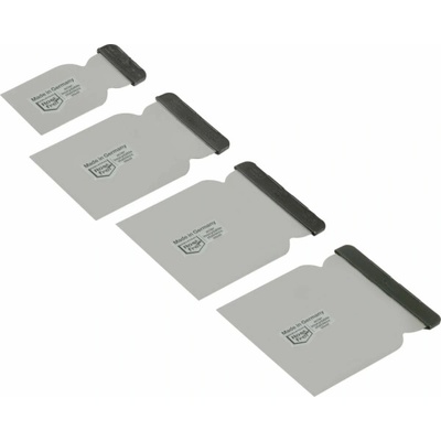 Sada špachtlí z nerezové oceli LUX-TOOLS, 4dílná