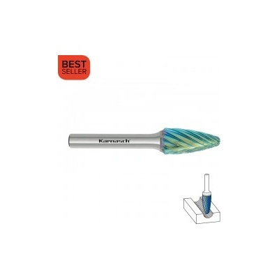 Karnasch Борфреза F (RBF) Ø 10, 0 x 20, 0 (Ø 6, 0) | 65mm HP-3 PRO GREEN-TEC BESTSELLER (116095030)