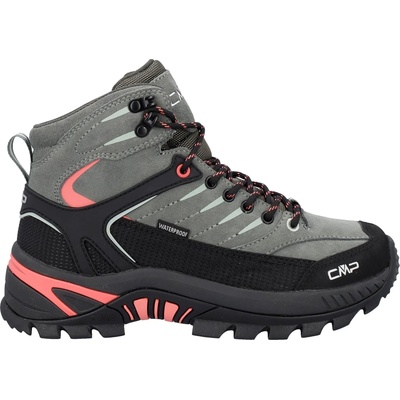 CMP Дамски туристически обувки CMP Women's Rigel 2.0 Mid Trekking Shoes WP Walking boots - Avocado / Coral - размер 37 (EU) (119-1131-0112)