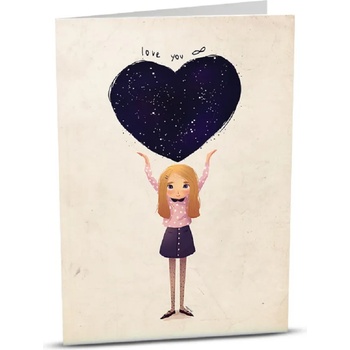 Image 1 of iGreet Поздравителна картичка iGreet - Ти си моята вселена (M006)