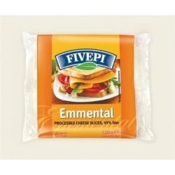 Топено сирене Ементал Fivepi слайс 120гр
