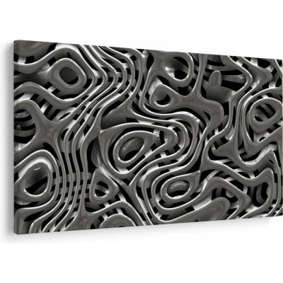 Obraz - Metalická abystrakcia, jednodielne 150x100 cm