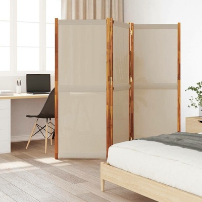 vidaXL 3dílný paraván 210 x 180 cm 319179 taupe