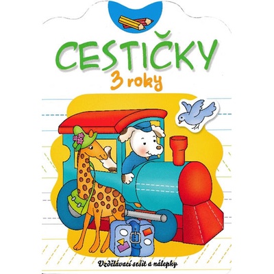 Cestičky 3 roky - Vzdělávací sešit a nálepky - Anna Podgórska