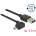 Delock Кабел Delock, EASY-USB 2.0-s A конектор EASY-USB 2.0-s Micro-B конектор, извит наляво / надясно, 0, 5 м
