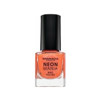 Dermacol Neon Mania Nail Polish lak na nehty 2 Orange Glow 5 ml