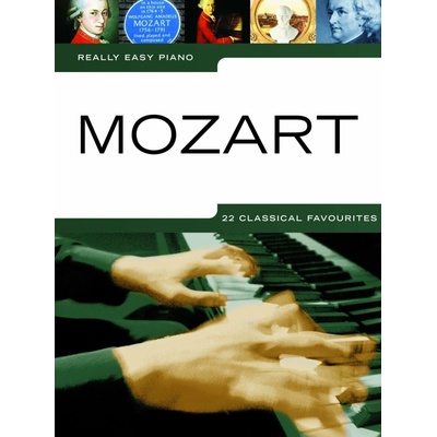 Really Easy Piano 22 veľmi známych a obľúbených skladieb od Wolfgang Amadeus Mozart