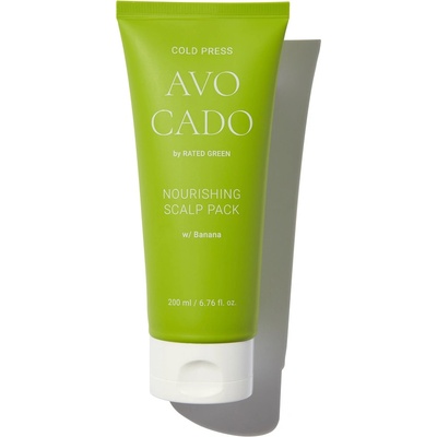 Rated Green Cold Press Avocado Nourishing Scalp Pack - Подхранваща маска за скалп с авокадово масло 200мл