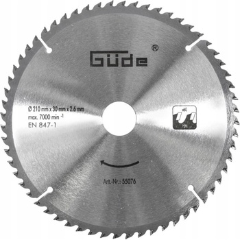 Güde 55076 pilový kotouč 210x30 mm