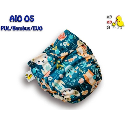 Kokosi AIO One size Evo/Bambus Zvířátka