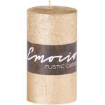 Z - TRADE s. r. o Z - TRADE s. r. o. Свещ Emocio Rustic, цилиндрична, златна, 50x90 мм