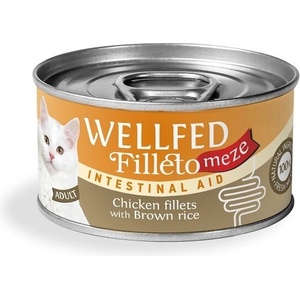 WELLFED Гурме за котки Wellfed Filleto Meze Intestinal Aid, 70 гр
