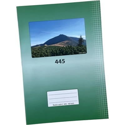 Papírna Martiník Sešit č. 445 A4 čtverečkovaný