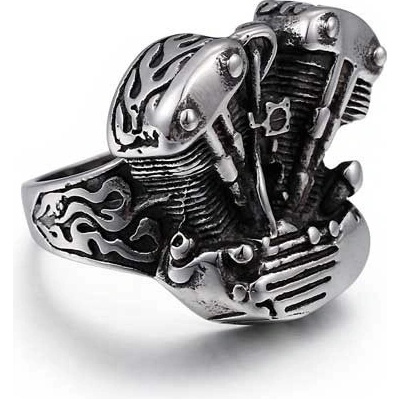 Steel Edge prsten pro motorkáře chirurgická ocel WJHZ191