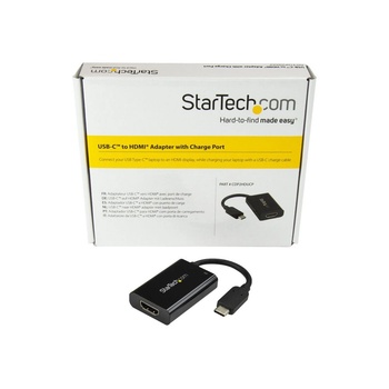 Image 1 of StarTech StarTech. com CDP2HDUCP USB графичен адаптер 3840 x 2160 пиксела Черен (CDP2HDUCP)