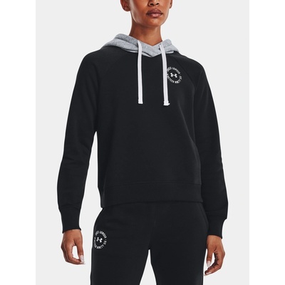 Under Armour Rival Fleece Colorblock Black/Steel Medium Heather