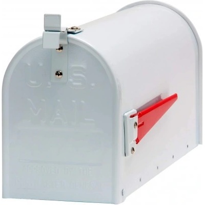 DEMA 40756D Hliníková americká poštová schránka, biela