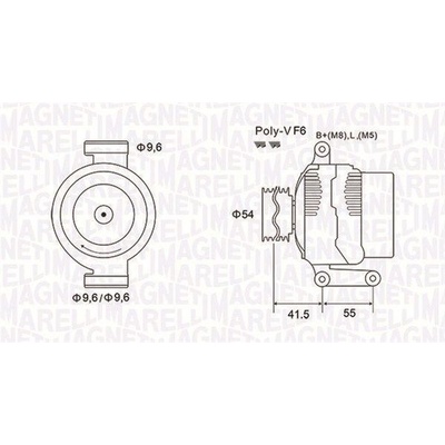 Generátor MAGNETI MARELLI 063731862010