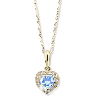 Cutie Jewellery prívesok zo žltého zlata so zirkónmi Z6308 1810 40 70 X 1