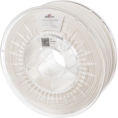Spectrum 80349 3D филамент, ABS GP450, 1, 75 мм, 1000g, чисто бяло (80349)