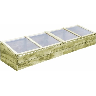 vidaXL Pařeniště FSC impregnovaná borovice 200 x 50 x 35 cm