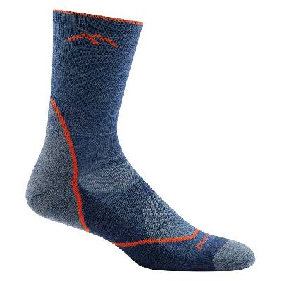 Darn Tough Ponožky DarnTough Light Hiker Micro Crew Lightweight with Cushion denim - L (9,5-11,5 UK) 10,5-12,5 US