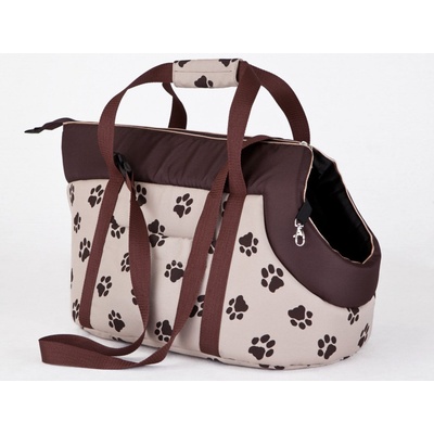 HobbyDog R1 Taška béžová packy 20 x 42 cm