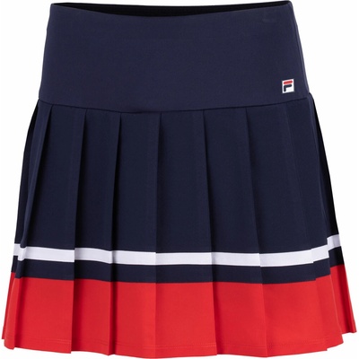 Fila dámska sukňa SABINE tmavo modrá červená biela