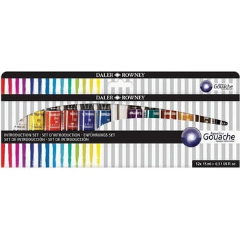 Daler Rowney Aquafine Комплект гваш бои Introduction Set 12 x 15 ml (136901001)