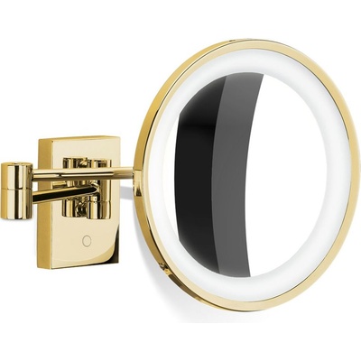 Увеличително козметично огледало x7 BS 40 стенно злато (0124120)