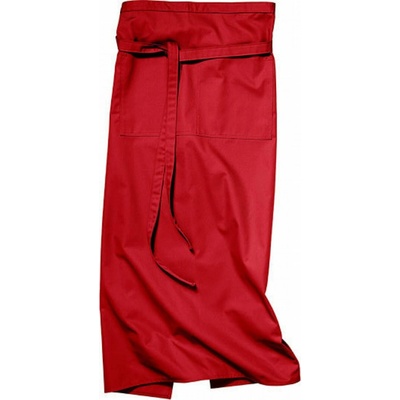 CG Workwear Gastro zástěra Roma odolná proti pomačkání Červená CGW1260