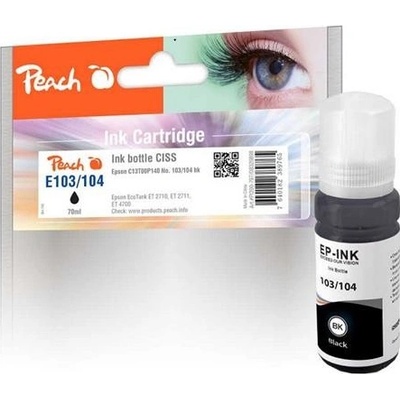 Atrament Peach Epson 103/104 Black - kompatibilný
