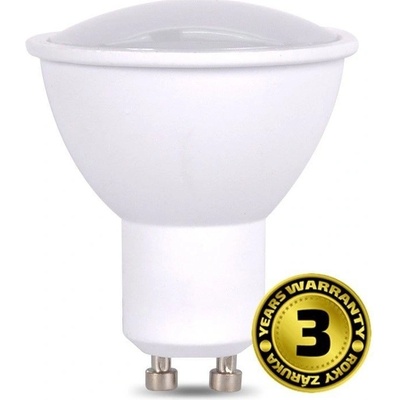 Solight LED žárovka bodová 5W GU10 6000K 400lm bílá