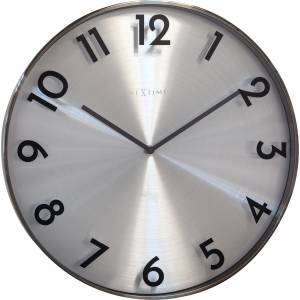 NeXtime Стенен часовник Reflection сив (3289GS)