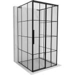 Mexen Rox-3S L душ кабина 3-стенна плъзгаща се дясна 120 x 120 см, черна решетка, черна - 8C2L-120-120-70-77-3S-P (8C2L-120-120-70-77-3S-P)