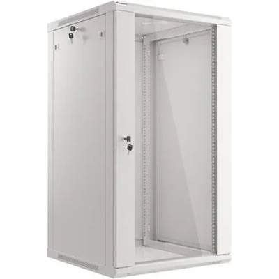 Lanberg Комуникационен шкаф за стена Lanberg 19 22U (600x600), Сив | WF01-6622-10S (WF01-6622-10S)