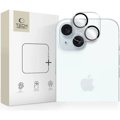 TECH-PROTECT CAM FIT+ IPHONE 14 / 14 PLUS / 15 / 15 PLUS PRŮHLEDNÝ OCHRANNÝ KRYT FOTOAPARÁTU (5906302318797) – Zboží Živě