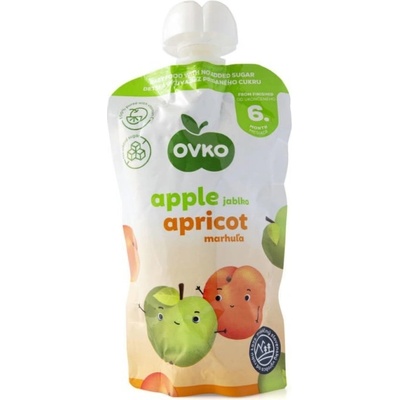 OVKO Bio kapsička jablko meruňka 120 g